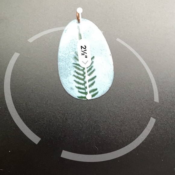 Brass Tree Painted Pendant 2.5” - Picture 4 of 5